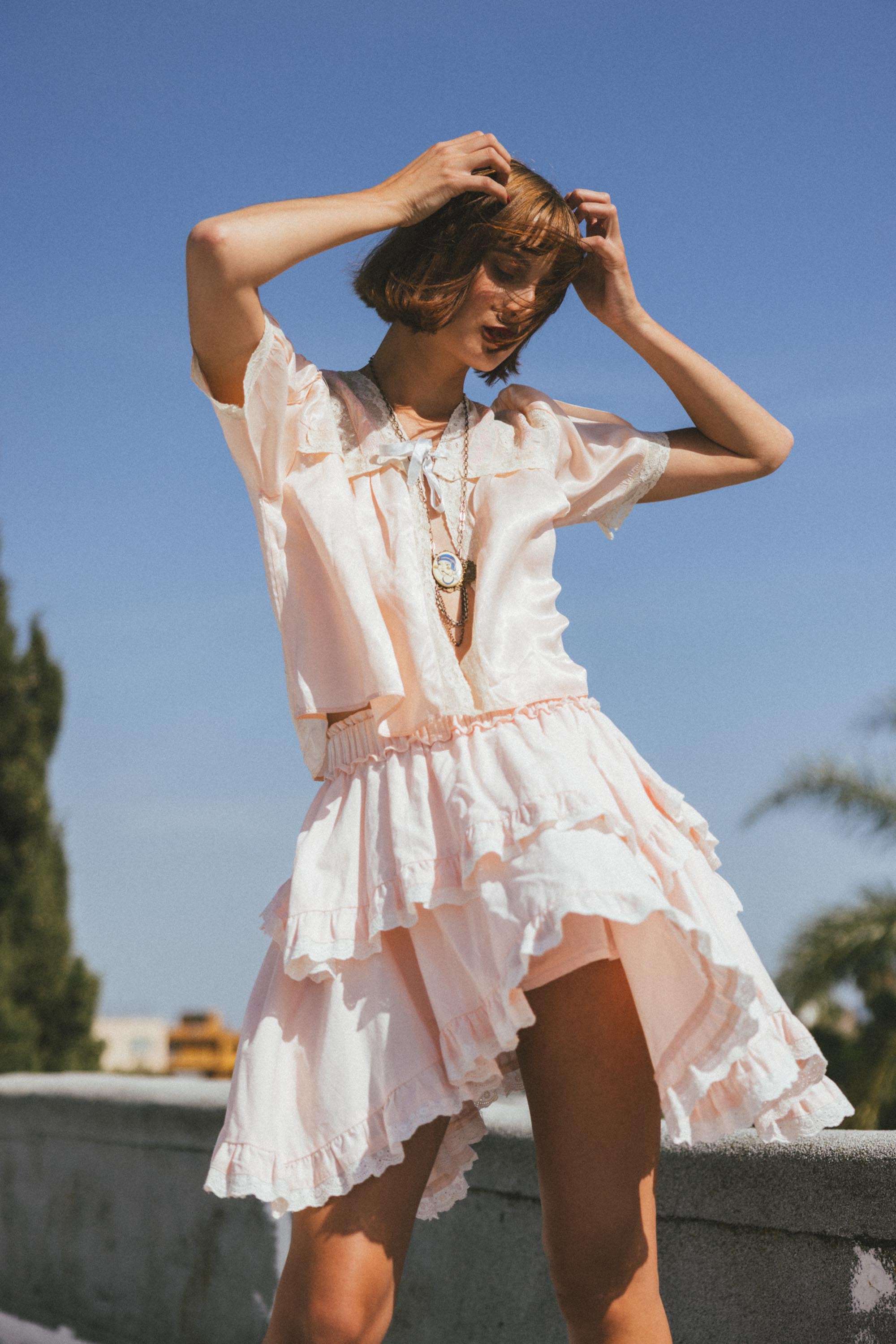 Lila Ruffle Skort