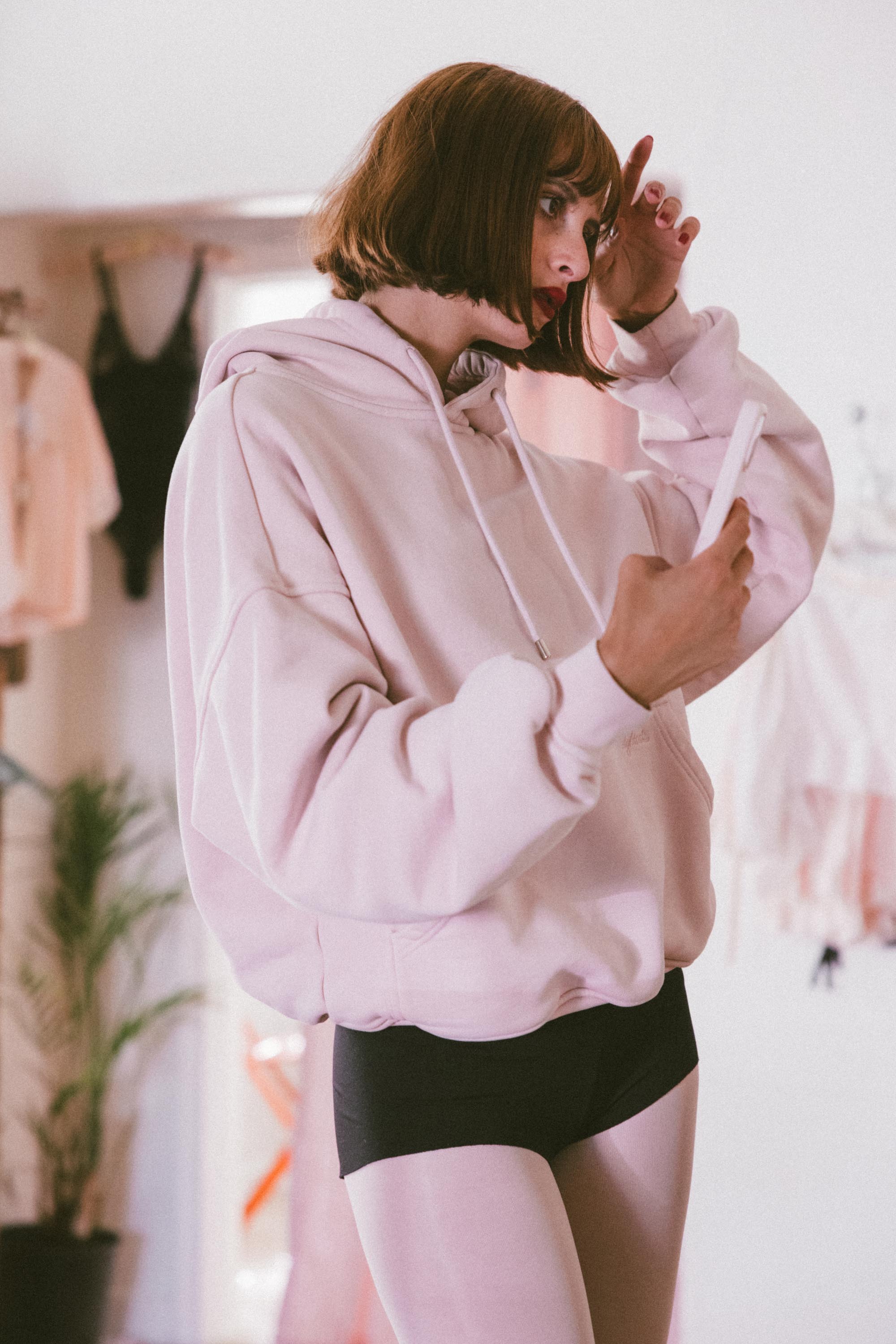 Cropped Oversized Hoodie
