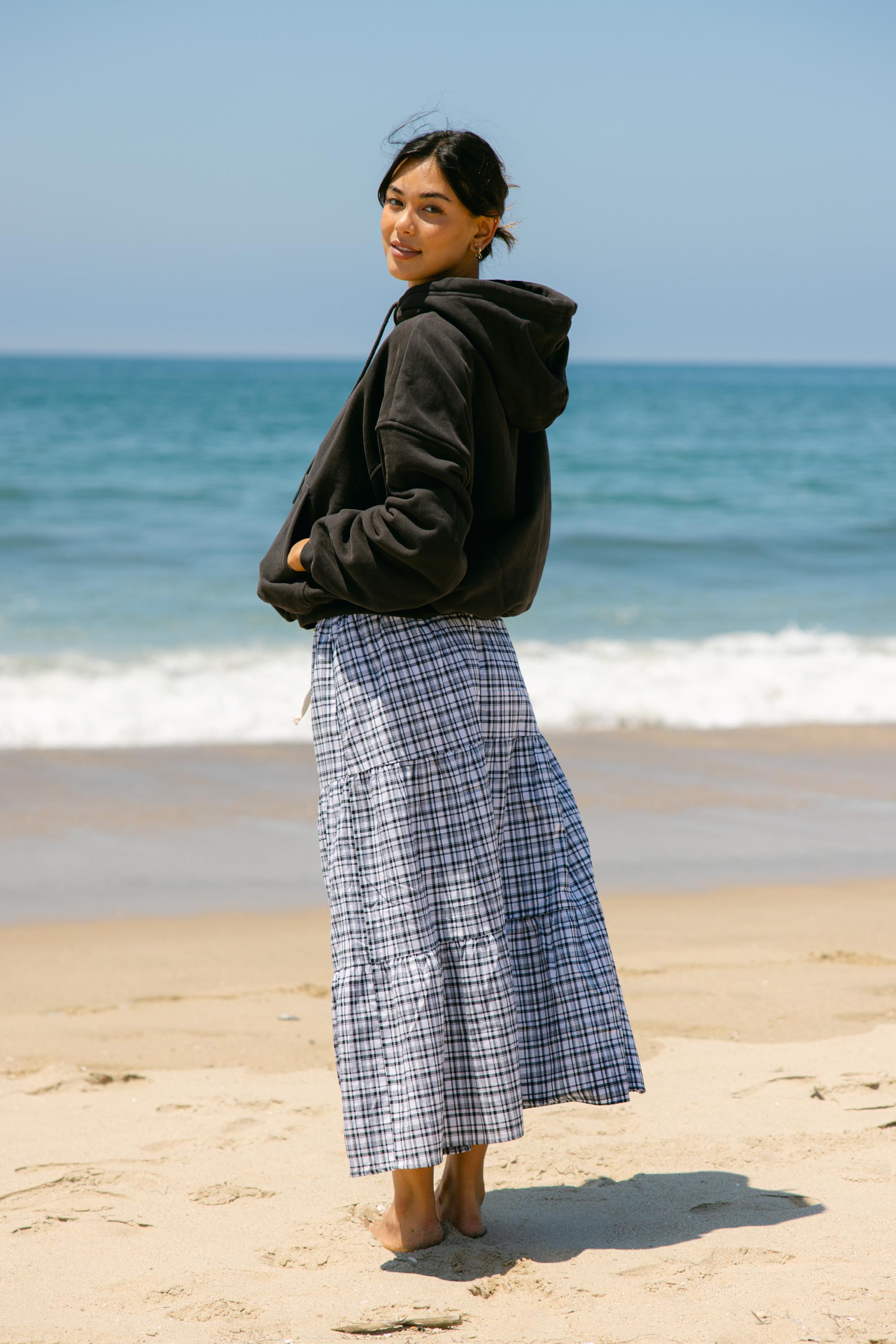 Brooklyn Oversized Hoodie in Vintage Black