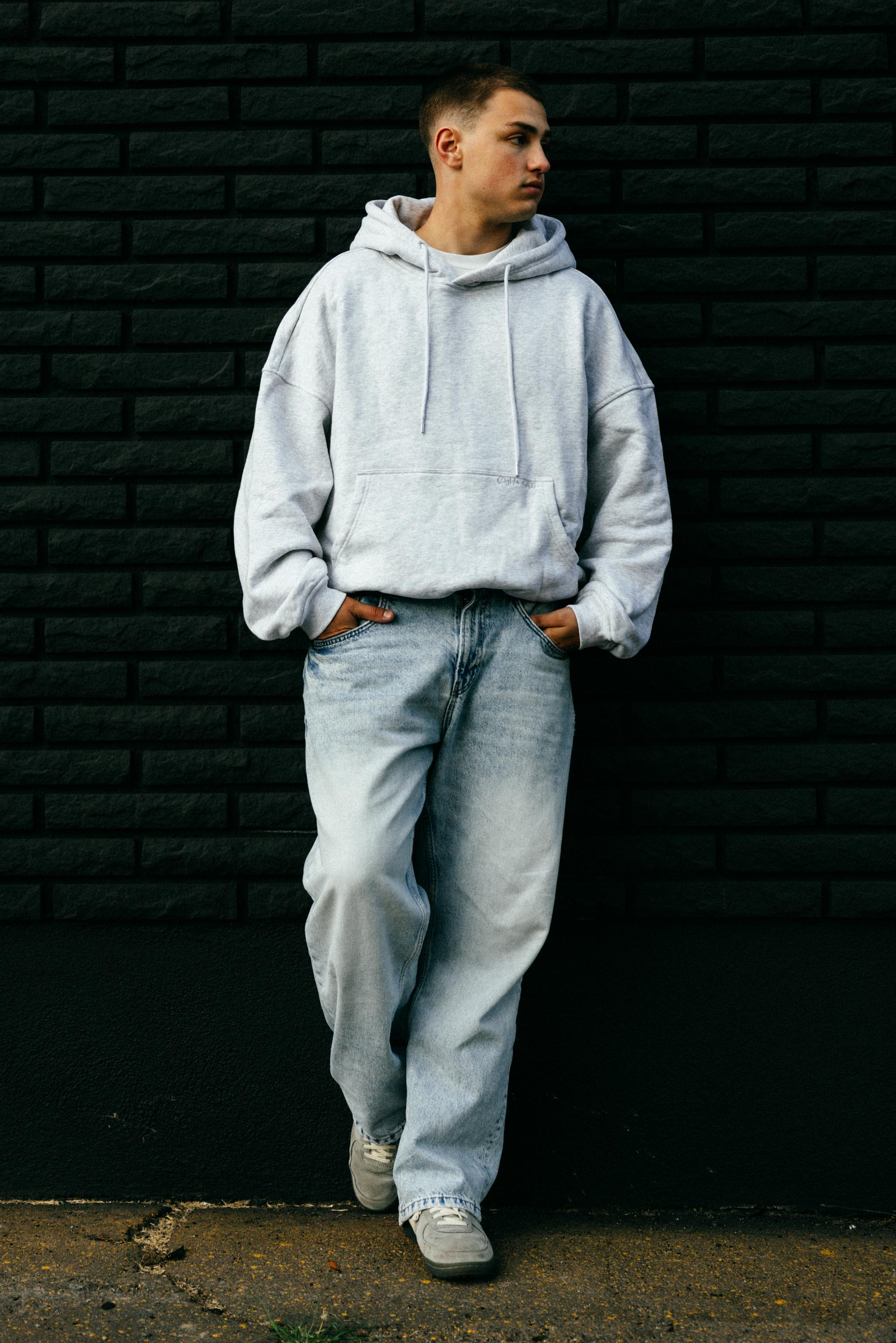 Cropped Oversized Hoodie