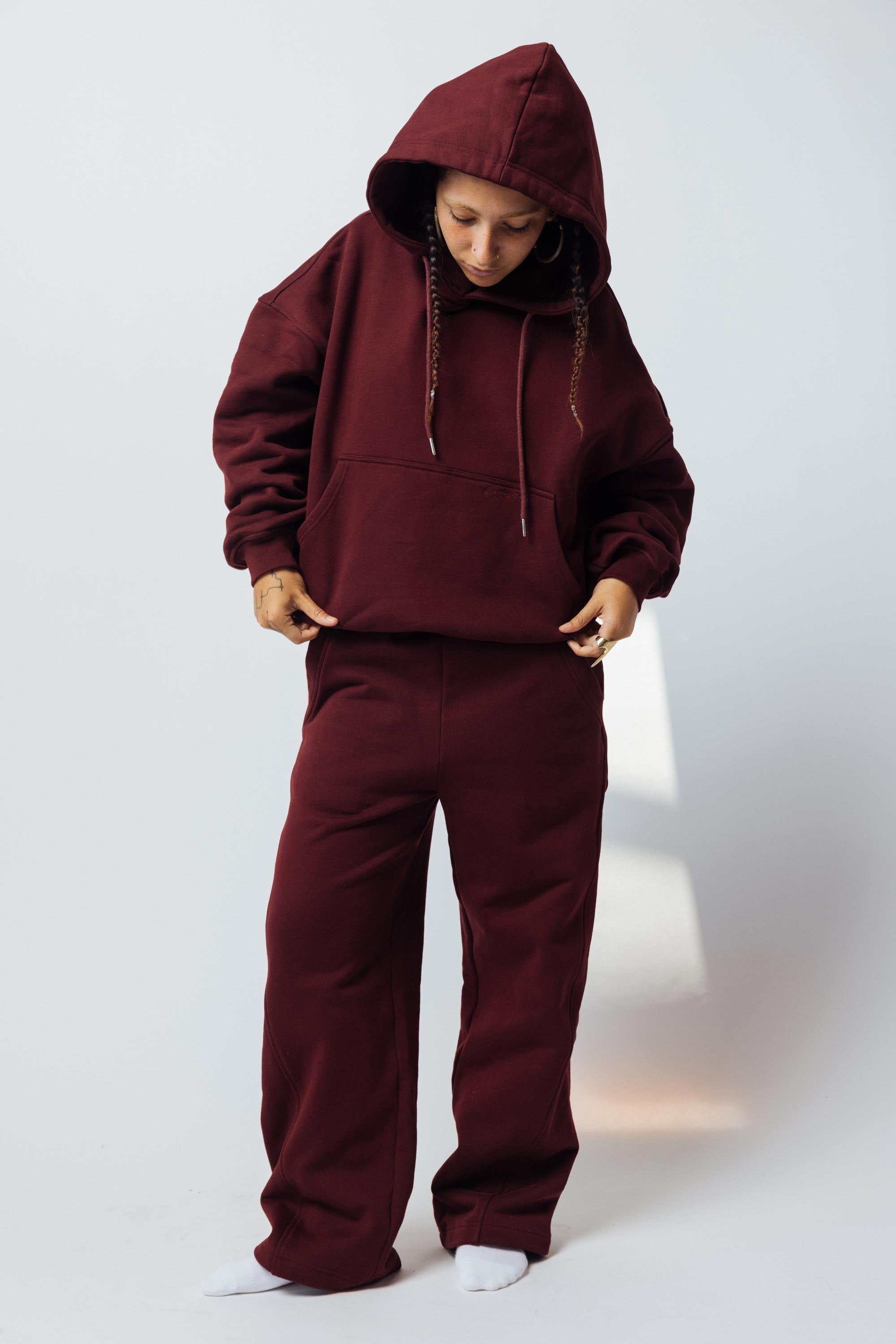 Cropped Oversized Hoodie