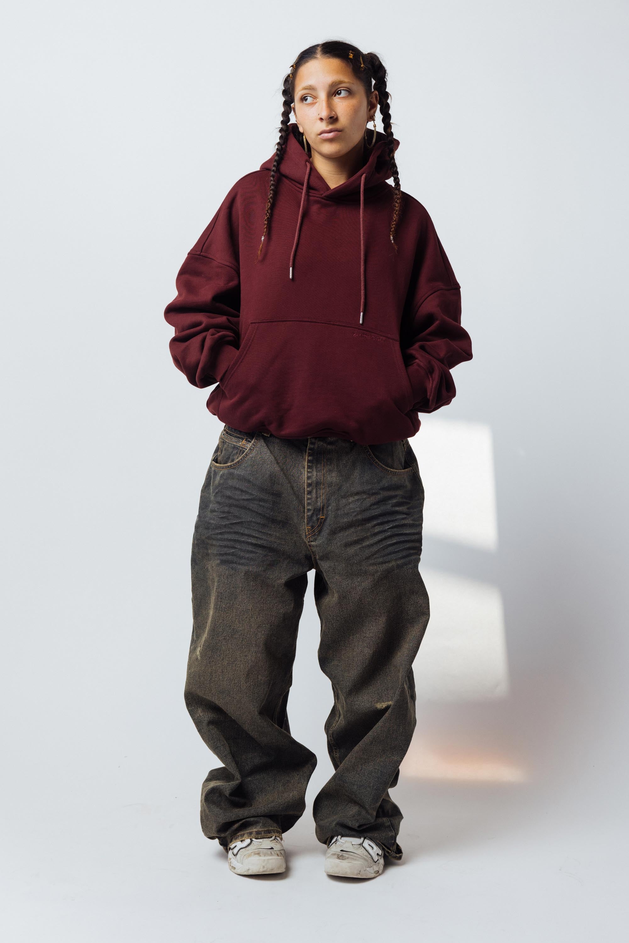 Cropped Oversized Hoodie