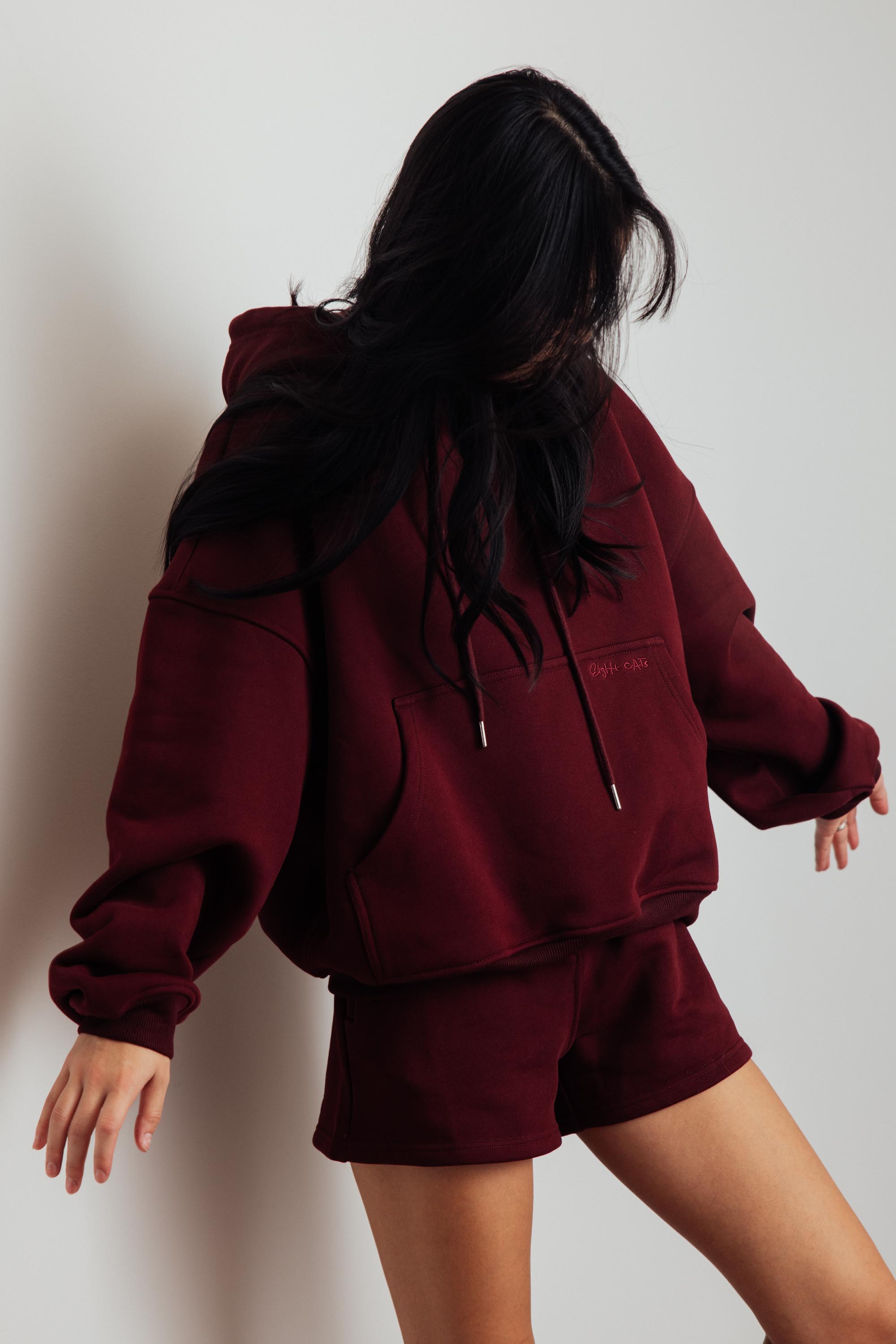 Wide Leg Sweat Shorts