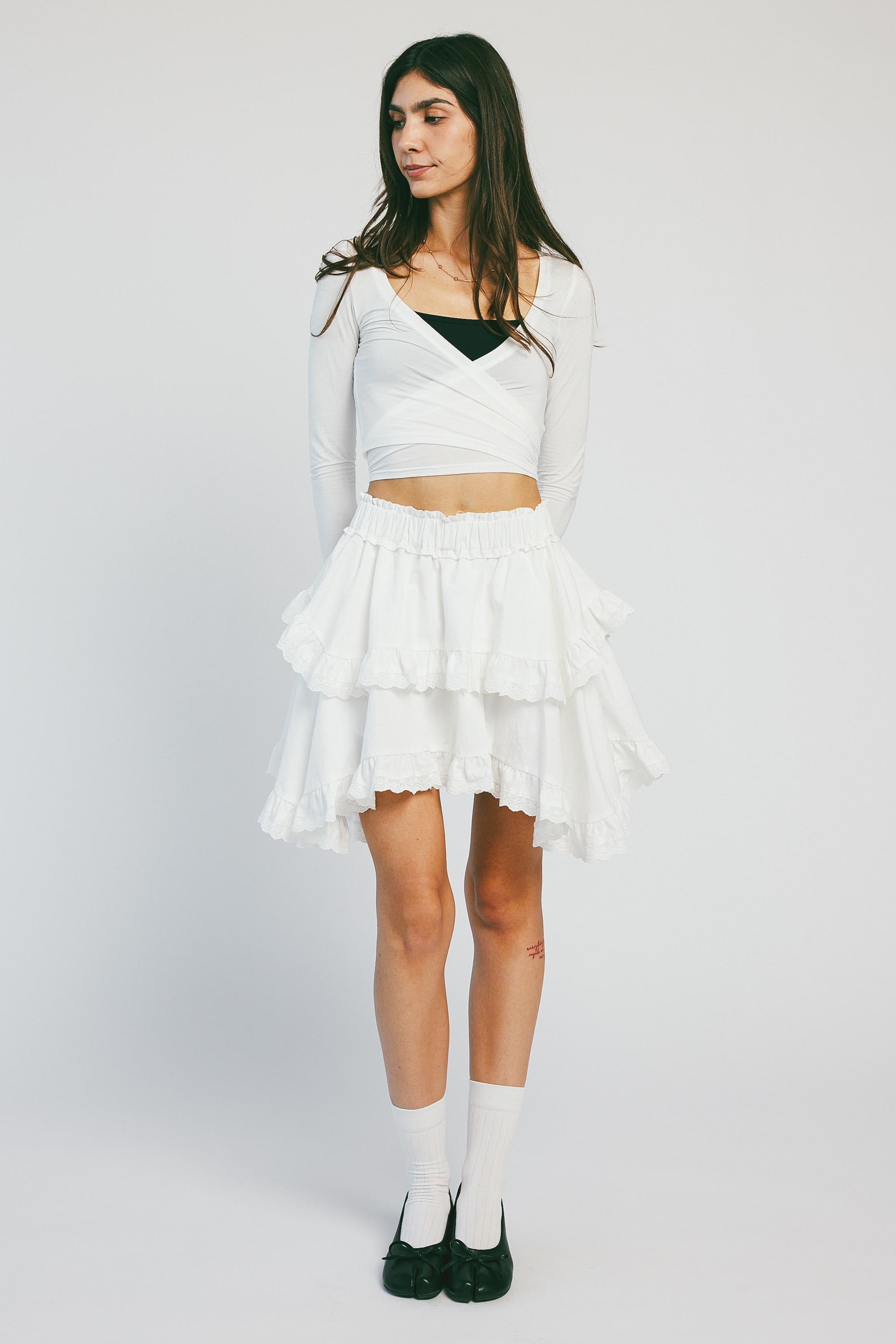 Lila Ruffle Skort