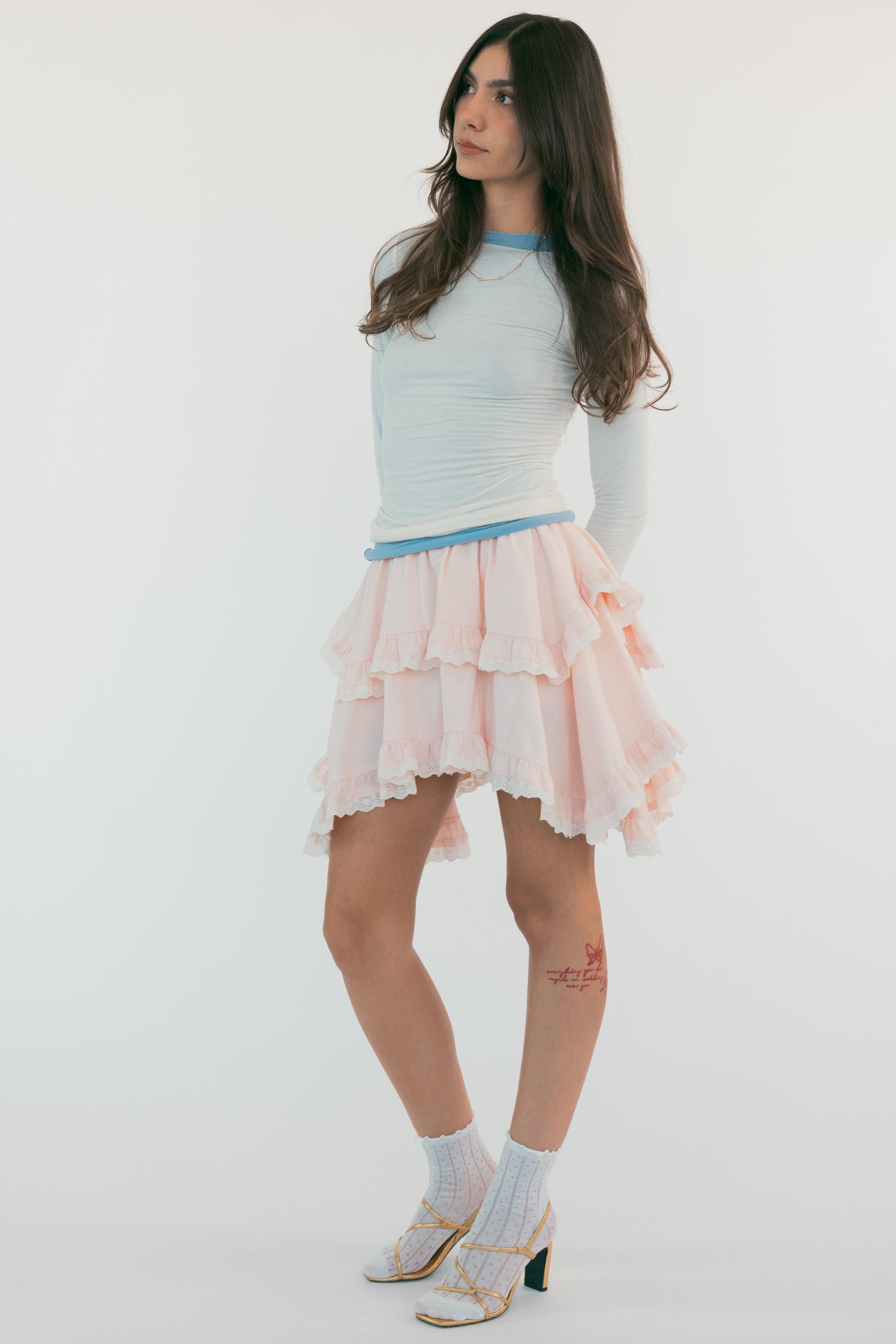 Lila Ruffle Skort