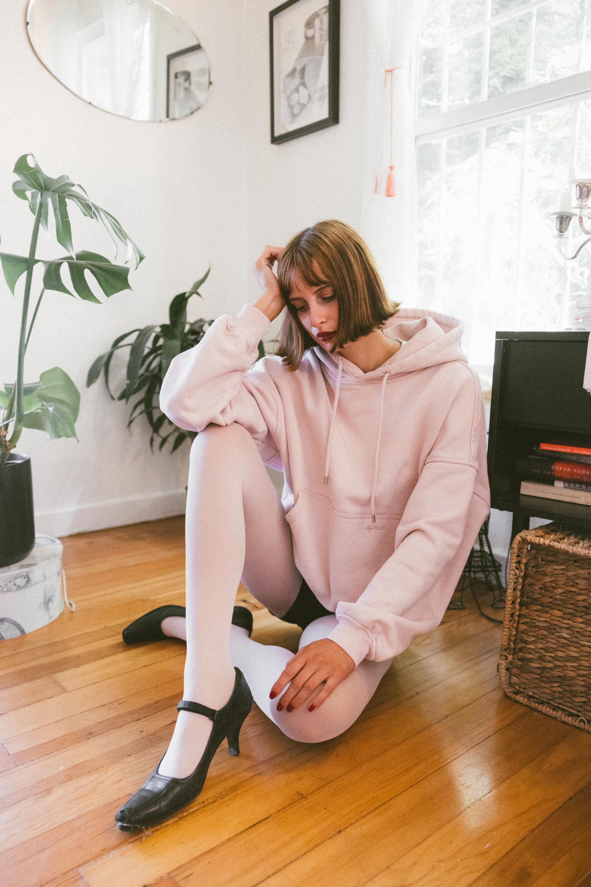 Cropped Oversized Hoodie