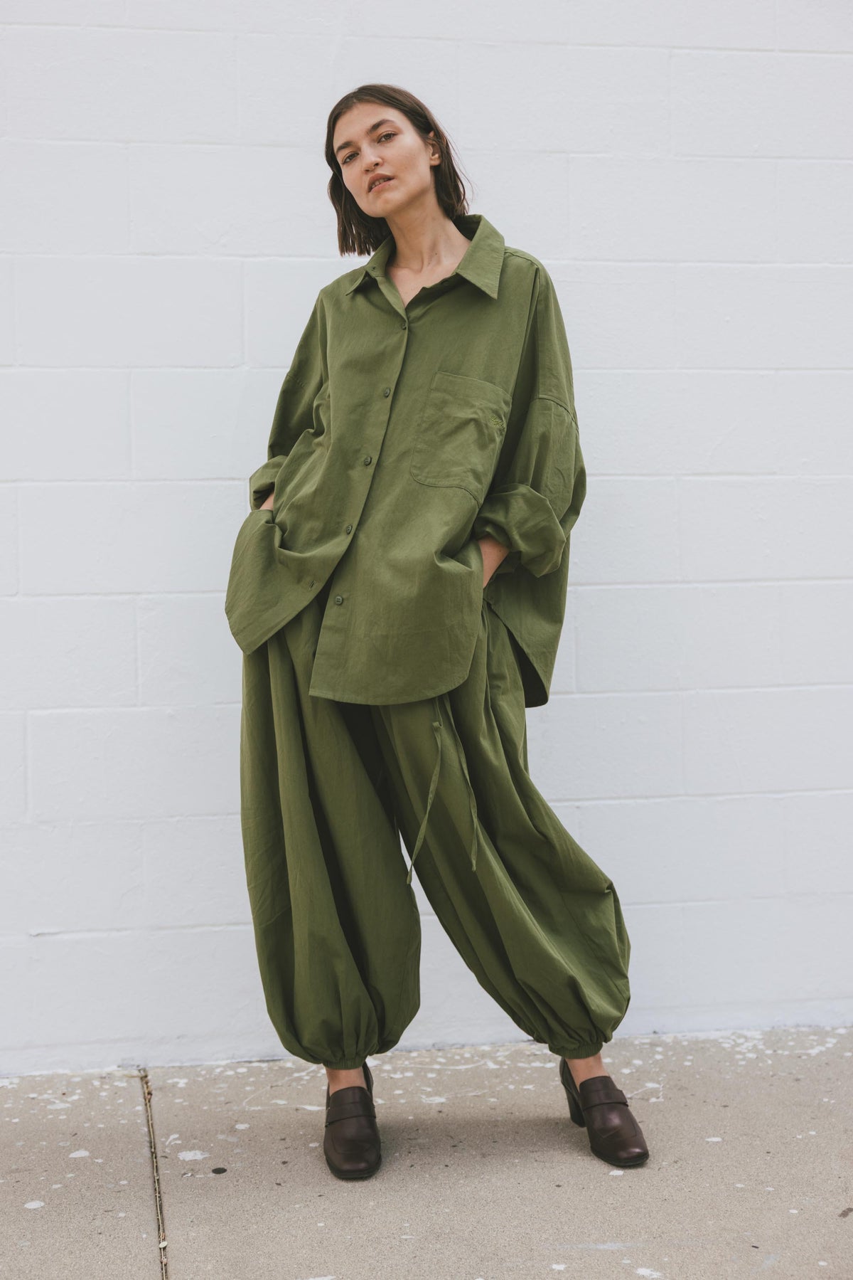 Oversized Button-Up Shirt (Pre-Order)