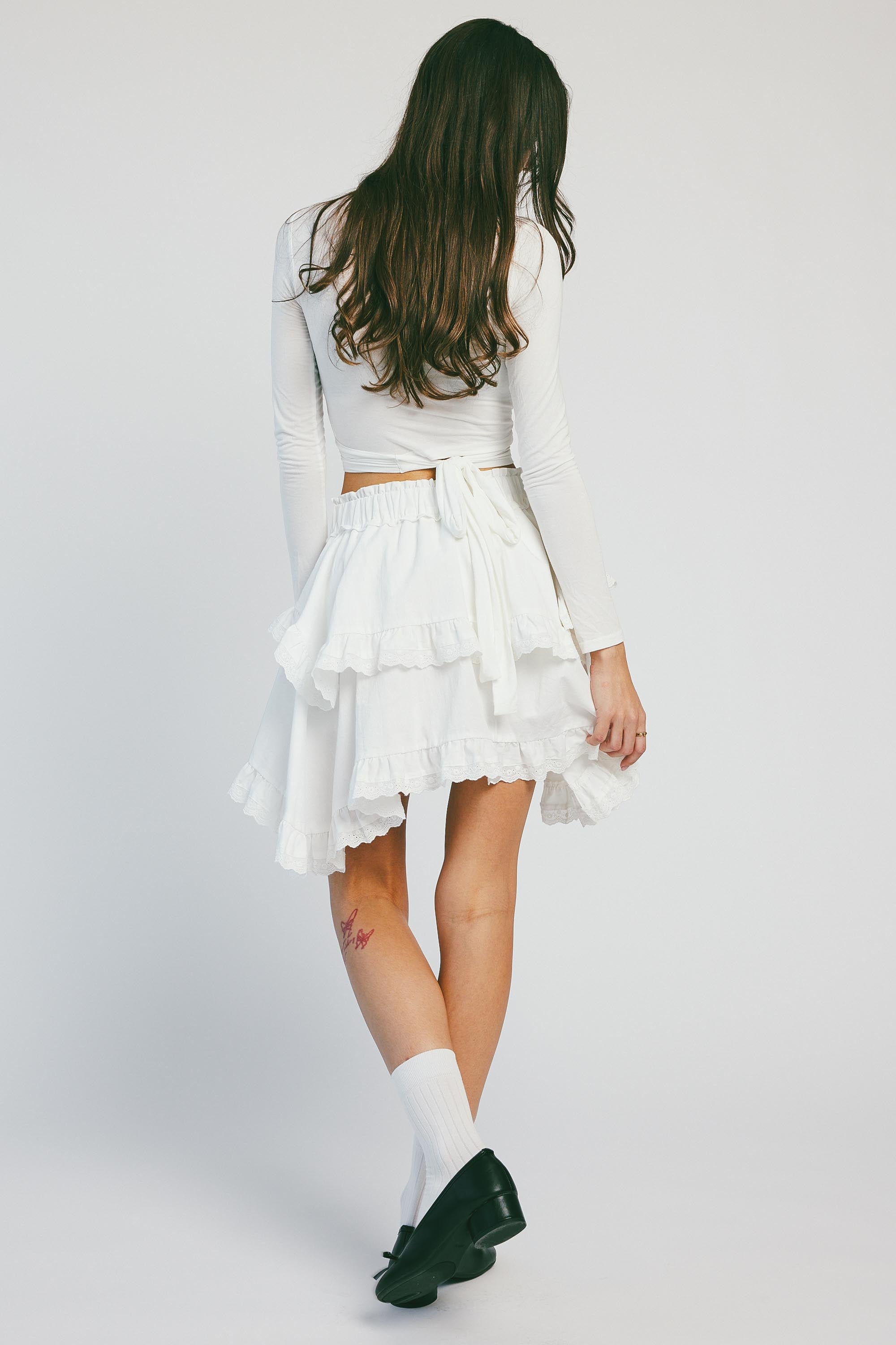 Lila Ruffle Skort