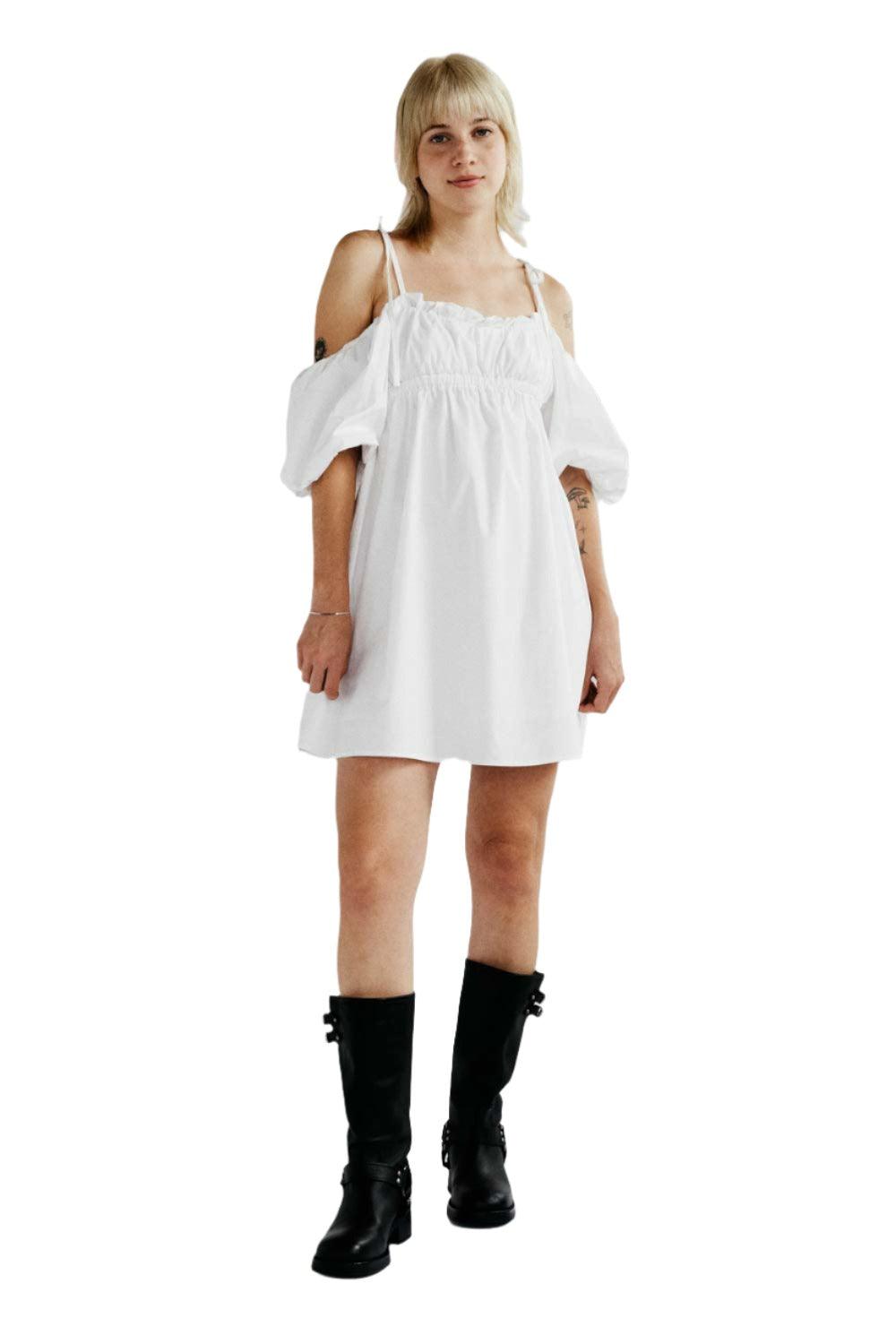 Sheri Off-Shoulder Mini Dress - Eight Cats