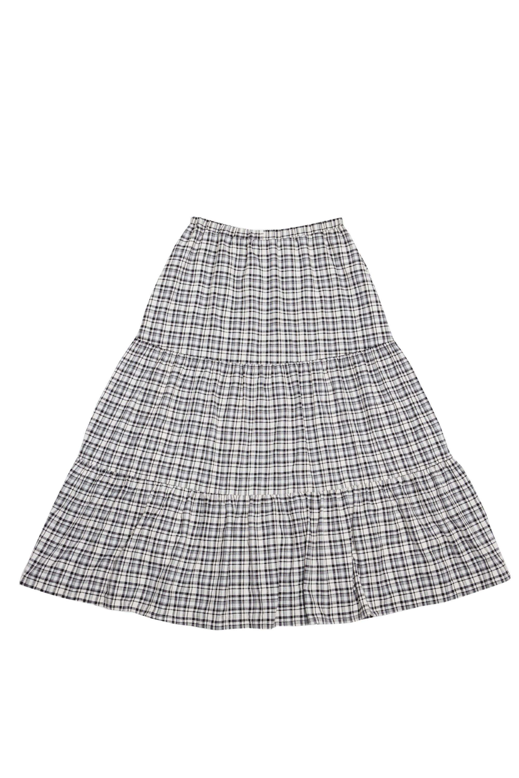 Amalie Plaid Maxi Skirt