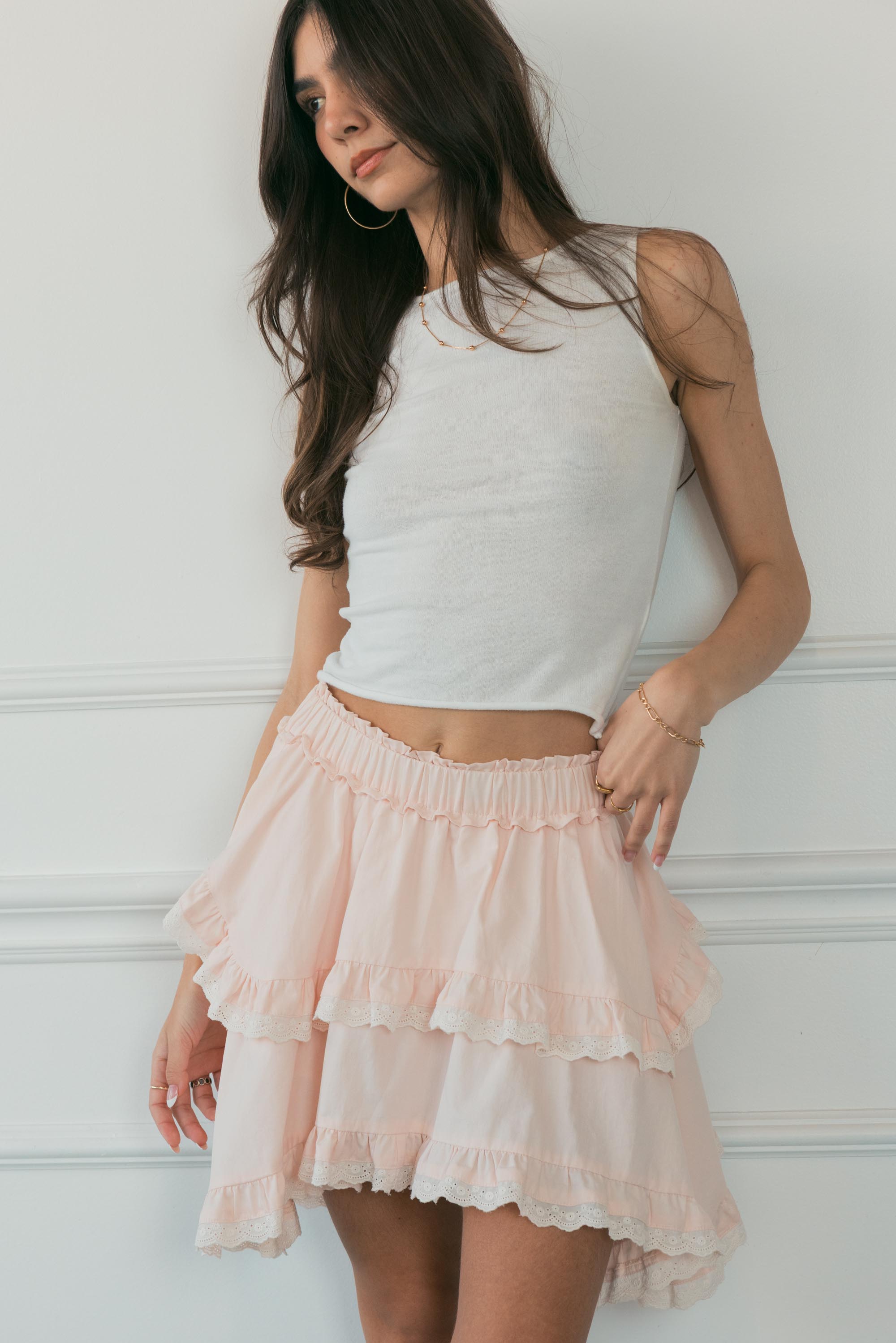 Lila Ruffle Skort